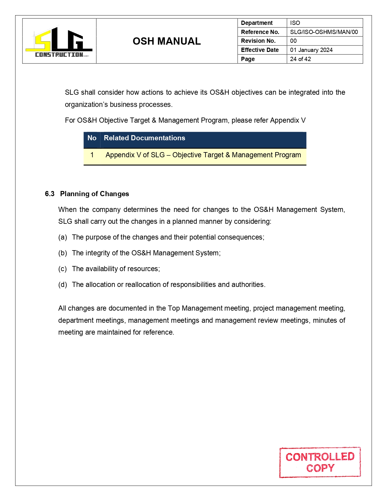 OSH Manual Page 26